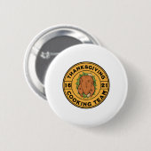 Thanksgiving - Koelteam Ronde Button 5,7 Cm (Voorkant /achterkant)