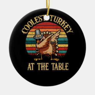 Thanksgiving koestert Turkije het meest op tafel Keramisch Ornament