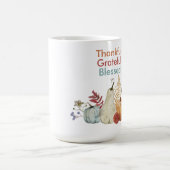 Thanksgiving koffie mok - Dankbaar, gezegend (Center)
