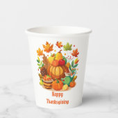Thanksgiving Koffie-Mok Papieren Bekers (Voorkant)
