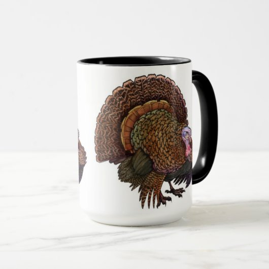 Thanksgiving Koffiebeker Turkije (Mok) Mok (Voorkant rechts)