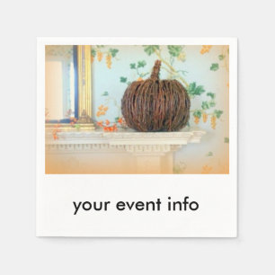 Thanksgiving koloniaal papier servetten