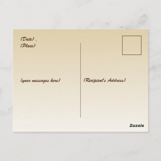 Thanksgiving Krans Dankbaar Eenvoudige Esdoorn Bla Briefkaart (Achterkant)