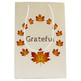 Thanksgiving Krans Dankbaar Eenvoudige Esdoorn Bla Medium Cadeauzakje