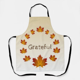 Thanksgiving Krans Dankbaar Eenvoudige Esdoorn Bla Schort