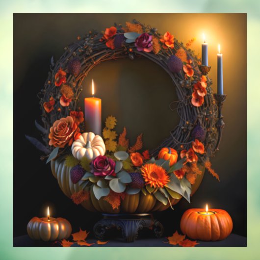 Thanksgiving Kransslagader Venster Cling Raamsticker (Vel 3)