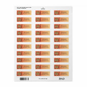 Thanksgiving kroezig etiket (Full Sheet)