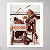 Thanksgiving kunst Poster (Voorkant)