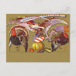  Thanksgiving KunstWenskaarten Feestdagenkaart