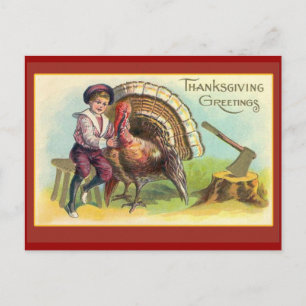 Thanksgiving KunstWenskaarten Feestdagenkaart