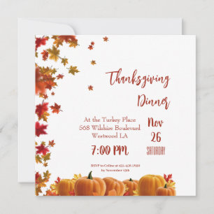 Thanksgiving laat pompoen binnenhalen kaart