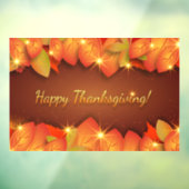 Thanksgiving laat venster vastklampen raamsticker (Vel 3)