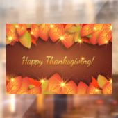 Thanksgiving laat venster vastklampen raamsticker (Vel 2)