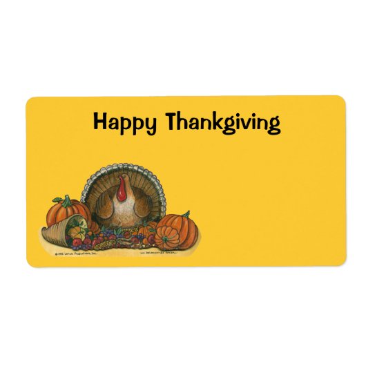 Thanksgiving Labels (Voorkant)