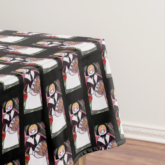 THANKSGIVING LADY PILGRIM tafeldoek Tafelkleed (Voorbeeld)