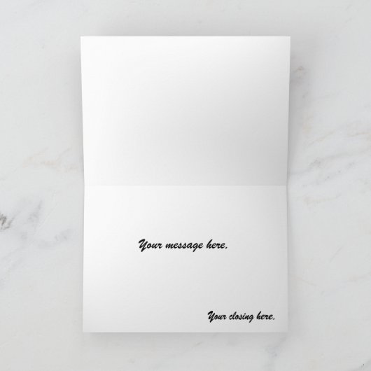 Thanksgiving Ladybug Cornucopia Kaart (Binnen)