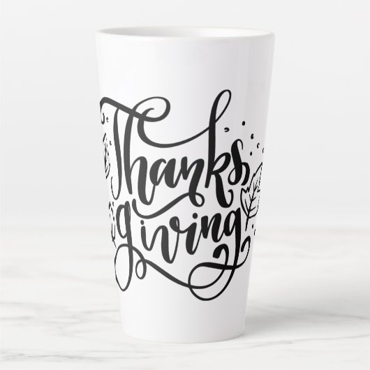 Thanksgiving Latte Mok (Voorkant)
