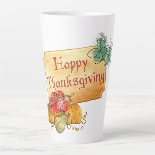 Thanksgiving Latte Mok (Voorkant)