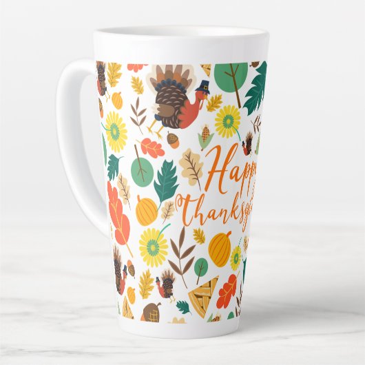 Thanksgiving Latte Mok (Linkerhoek)