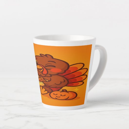 Thanksgiving Latte Mug: Feast Mode Activated Latte Mok (Rechterhoek)
