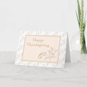 Thanksgiving-lef-Kaart Feestdagen Kaart