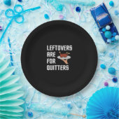 Thanksgiving Leftovers Classic Vintage Style Papieren Bordje (Feest)