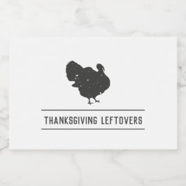 Thanksgiving Leftovers Stickers Friendsgiving