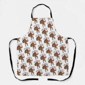 Thanksgiving Leg Day Apron Schort (Voorkant)