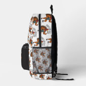 Thanksgiving Leg Day Backpack Bedrukte Rugzak (Rechts)