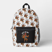 Thanksgiving Leg Day Backpack Bedrukte Rugzak (Voorkant)