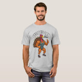 Thanksgiving Leg Day Basic T-Shirt (Voorkant volledig)