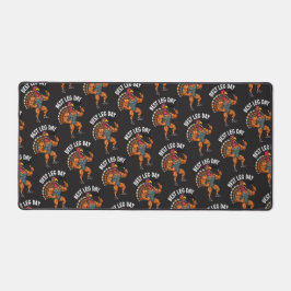 Thanksgiving Leg Day  Desk Mat
