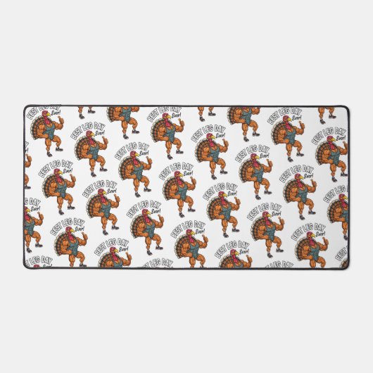 Thanksgiving Leg Day  Desk Mat (Voorkant)