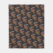 Thanksgiving Leg Day Fleece Deken (Voorkant)