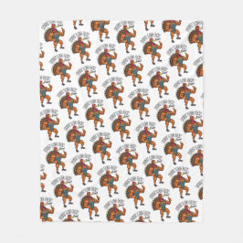 Thanksgiving Leg Day Fleece Deken