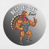 Thanksgiving Leg Day Labels (Design 2)