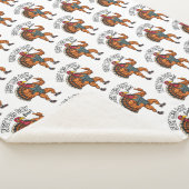 Thanksgiving Leg Day Sherpa Blanket Sherpa Deken (3/4)