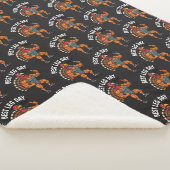 Thanksgiving Leg Day Sherpa Blanket Sherpa Deken (3/4)