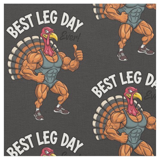 Thanksgiving Leg Day Stof (Close Up)