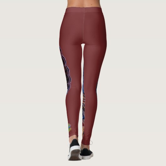 Thanksgiving Leggings Turkije (Achterkant)