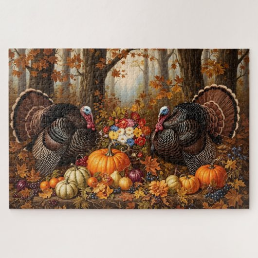 Thanksgiving Legpuzzel (Horizontaal)