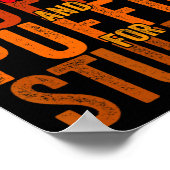 Thanksgiving leidt Turkije trot - Huffin en Puffin Poster (Hoek)