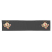 Thanksgiving Leopard Turkije Thanksgiving Herfst Korte Tafelloper (Horizontaal)