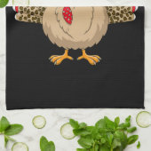 Thanksgiving Leopard Turkije Thanksgiving Herfst Theedoek (Gevouwen)