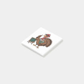 Thanksgiving lerares turkije opgeleide gokker post-it® notes (Schuin)