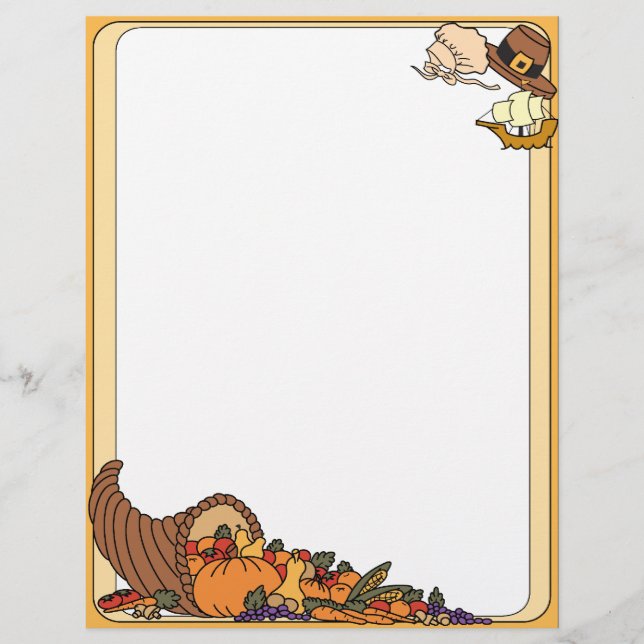 Thanksgiving Letterhead (Voorkant)