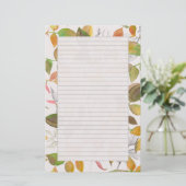 Thanksgiving letters Herfstbladeren herfstkleuren Briefpapier (Staand voorkant)