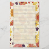 Thanksgiving letters Herfstbloemen herfstkleuren Briefpapier (Voorkant)