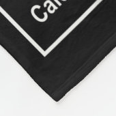 Thanksgiving Lettuce Nutrition Facts Men Women Chr Fleece Deken (Hoek)