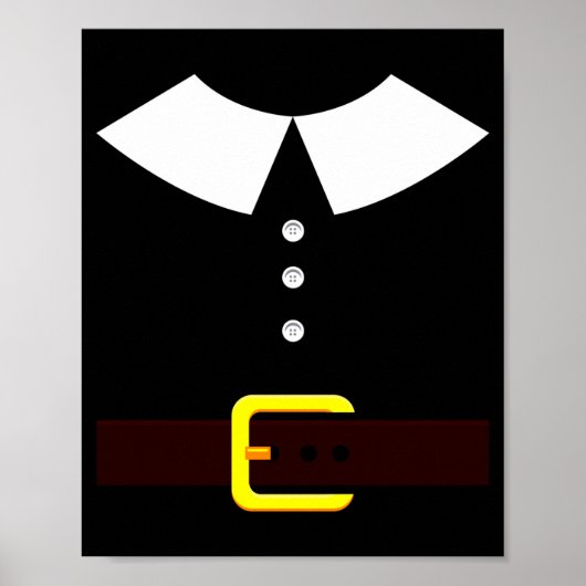 Thanksgiving Lgrim Shirt - New World Lgrim Costume Poster (Voorkant)